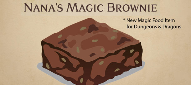 Nana’s Magic Brownie – DnD new magic food