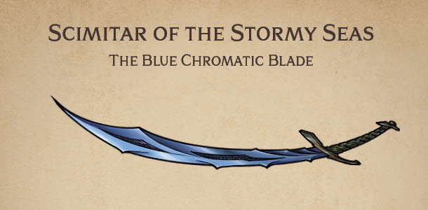 Scimitar of the Stormy Sea – DnD magic item