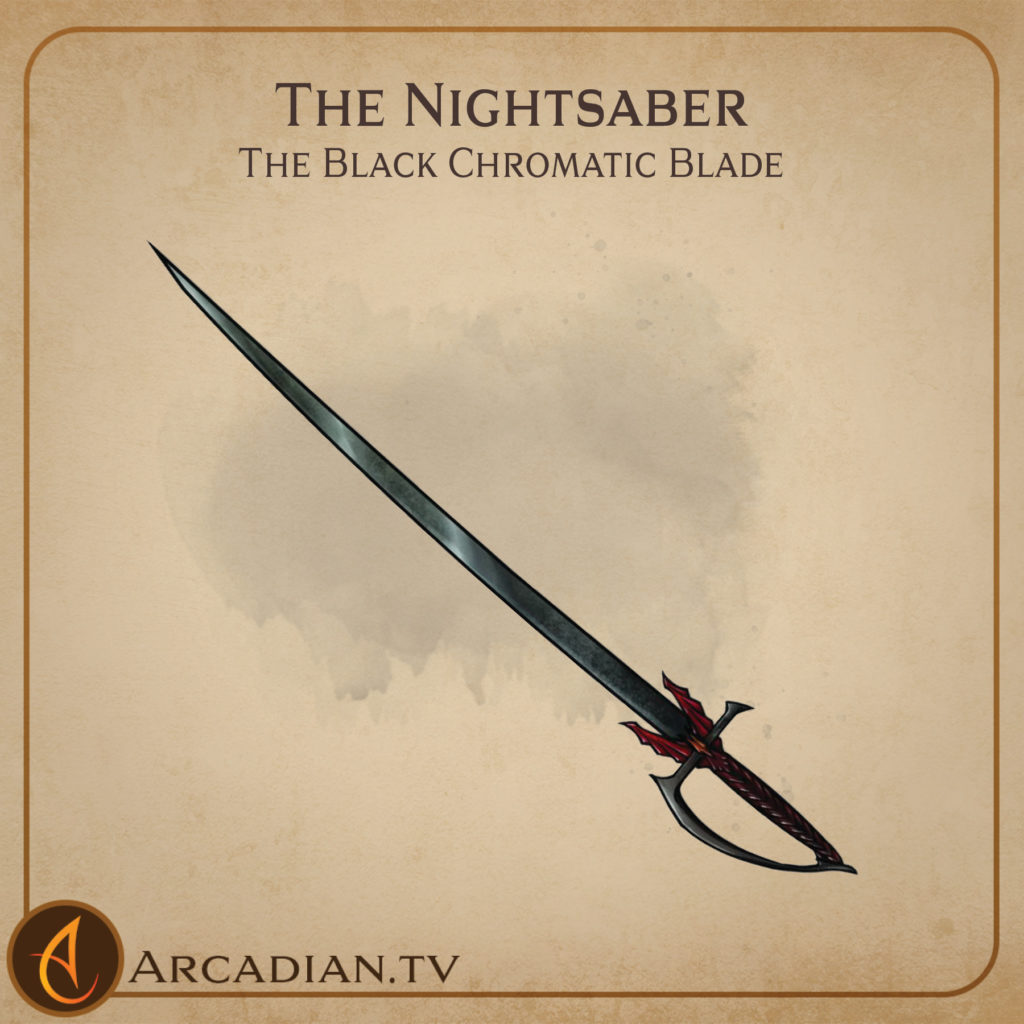 The dark blade (magic sword)