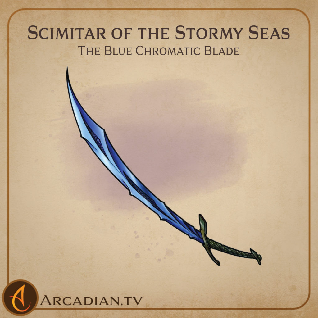 Scimitar of the Stormy Seas card 1