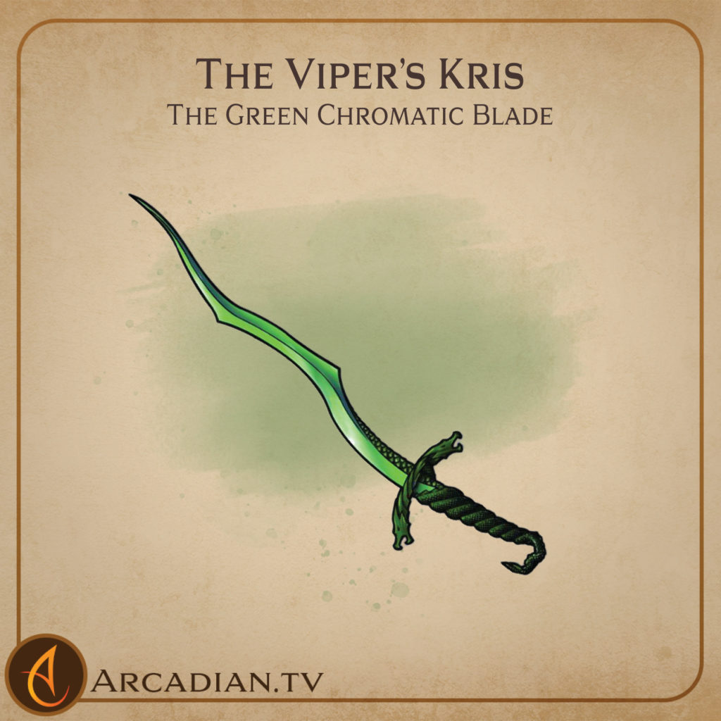 The Viper's Kris card 1