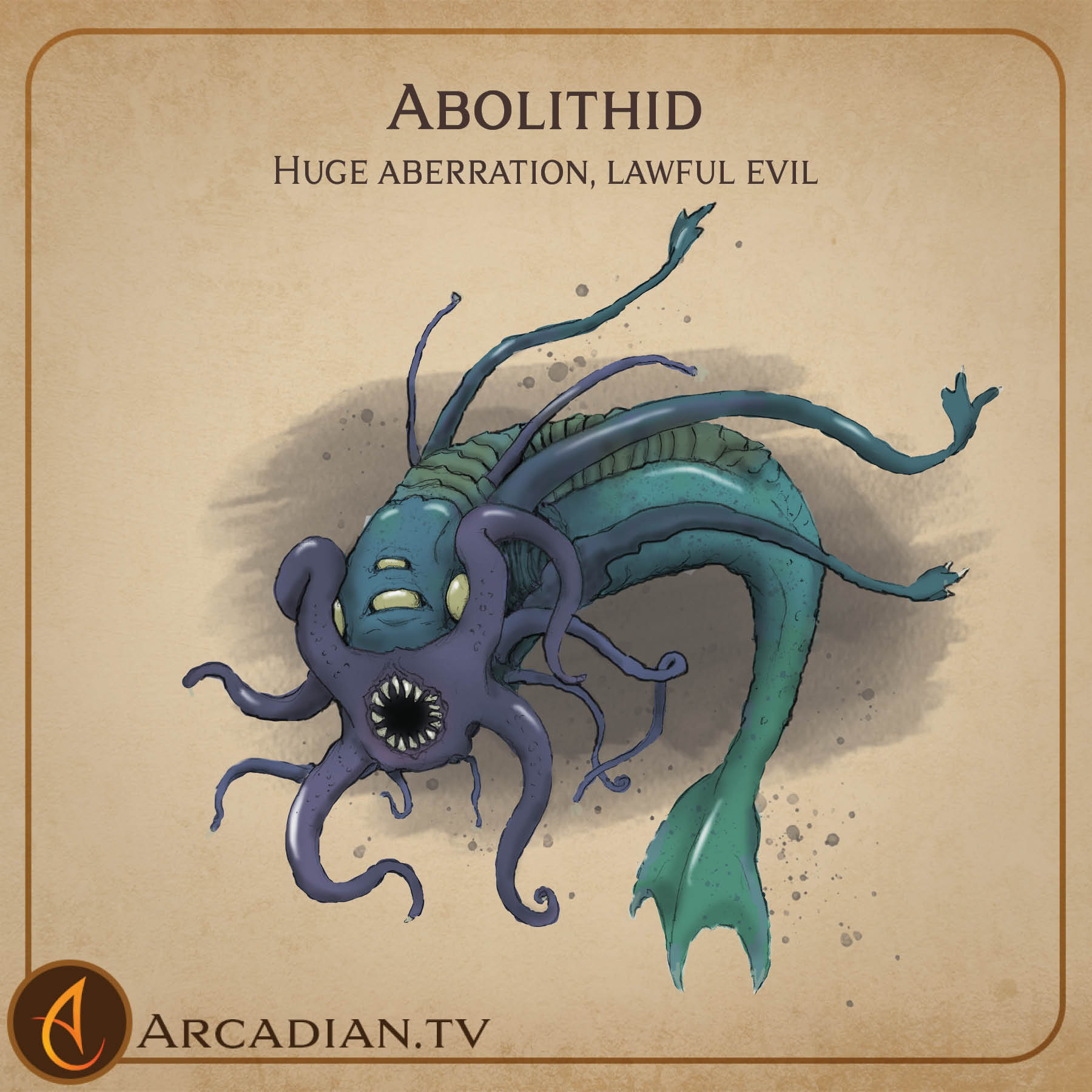 Abolithid – new DnD mind flayer hybrid - Arcadian Media