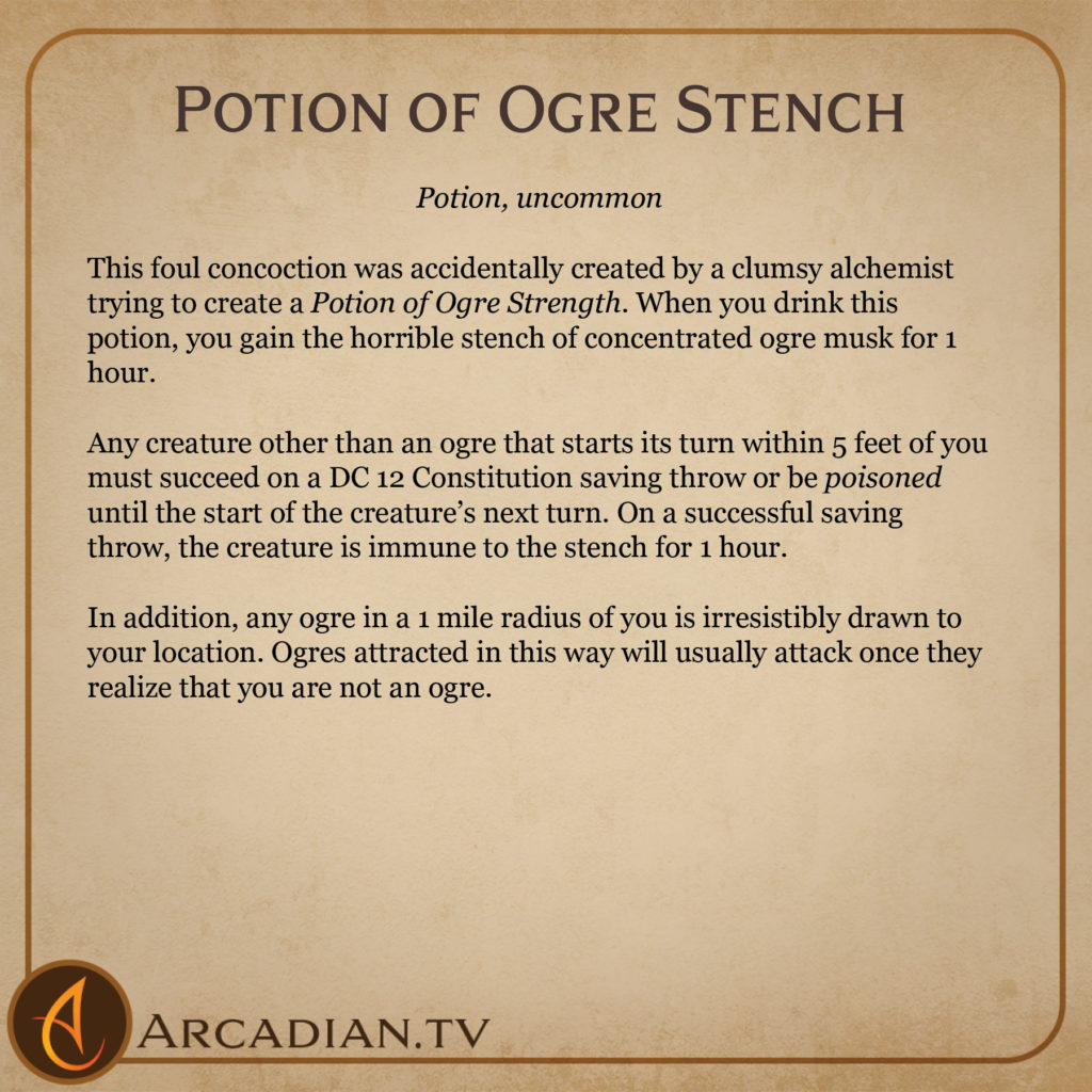 Potion of Ogre Strength card 2