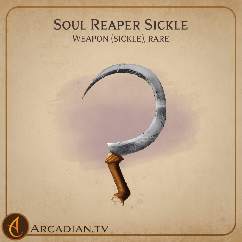 Soul Reaper Sickle card 1