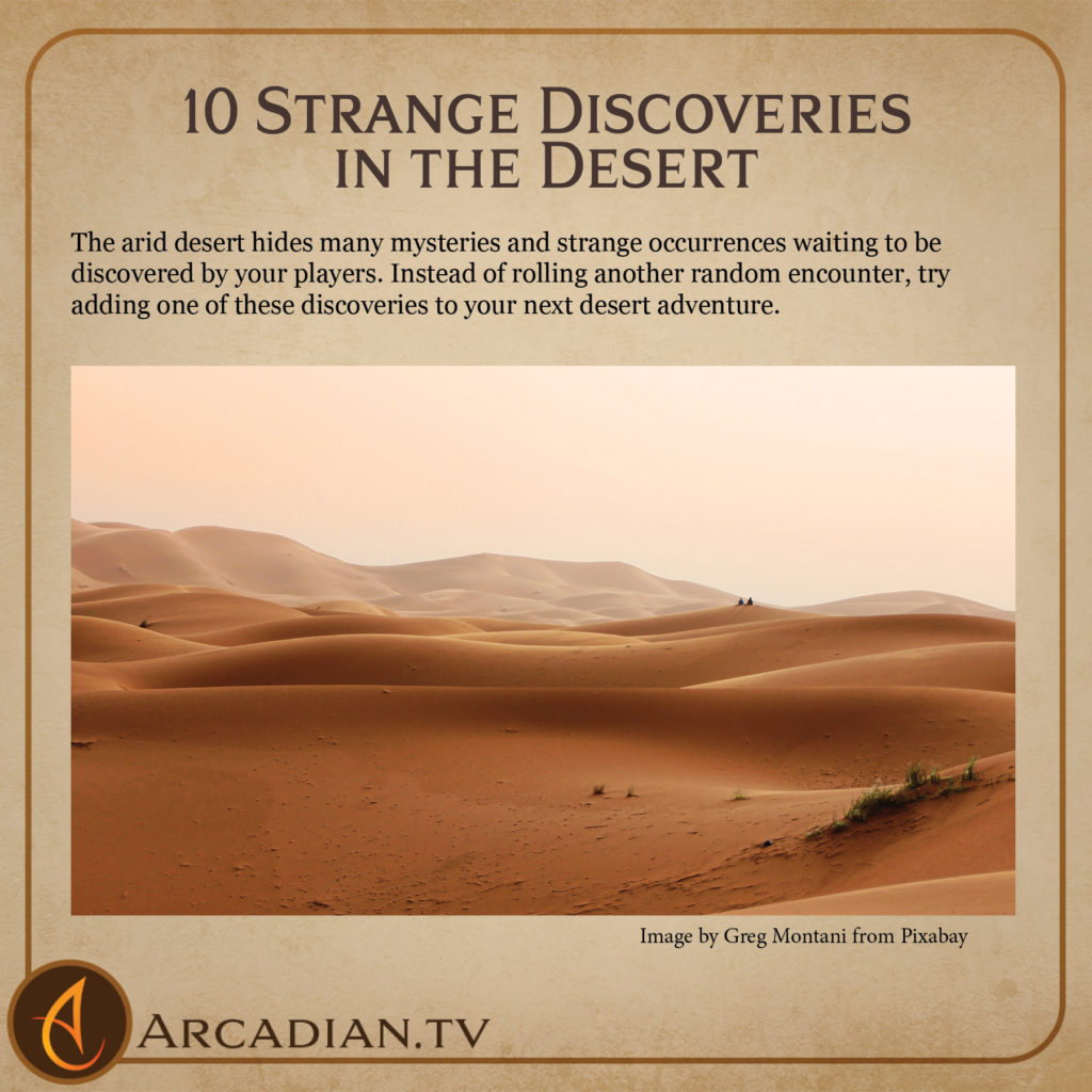 10 Strange Discoveries in the Desert - card 1