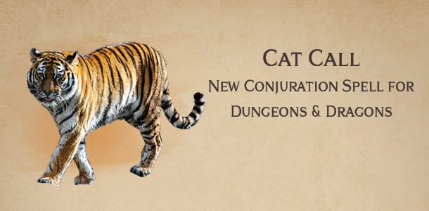 Cat Call – new conjuration spell for DnD