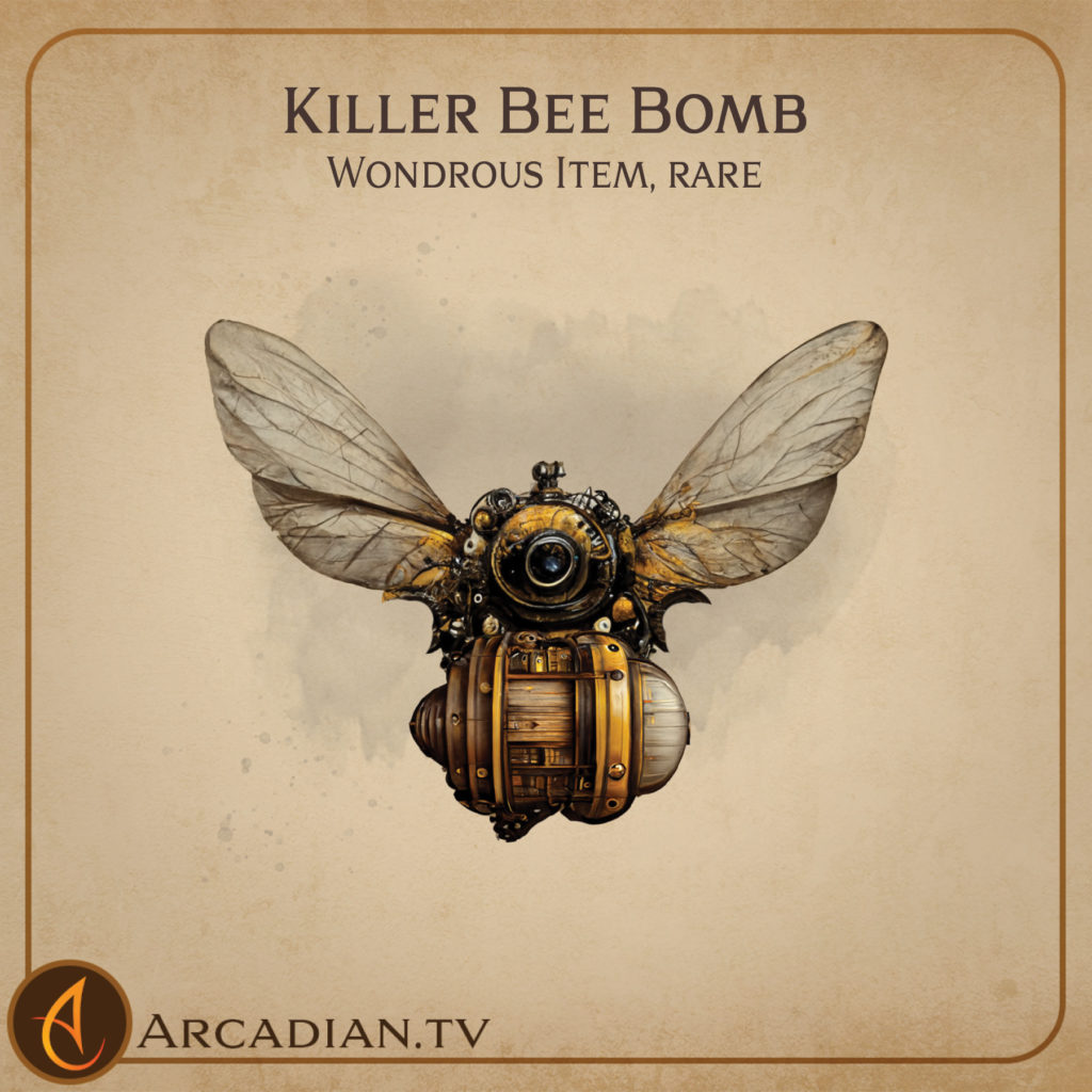Killer Bee Bomb card 1
