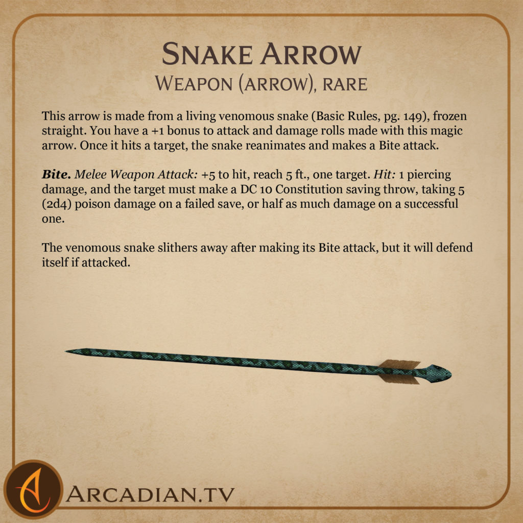 Snake Arrow card 2