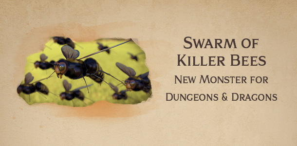 Swarm of Killer Bees – new DnD monster