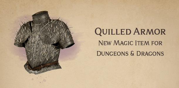 Quilled Armor – magic item for DnD