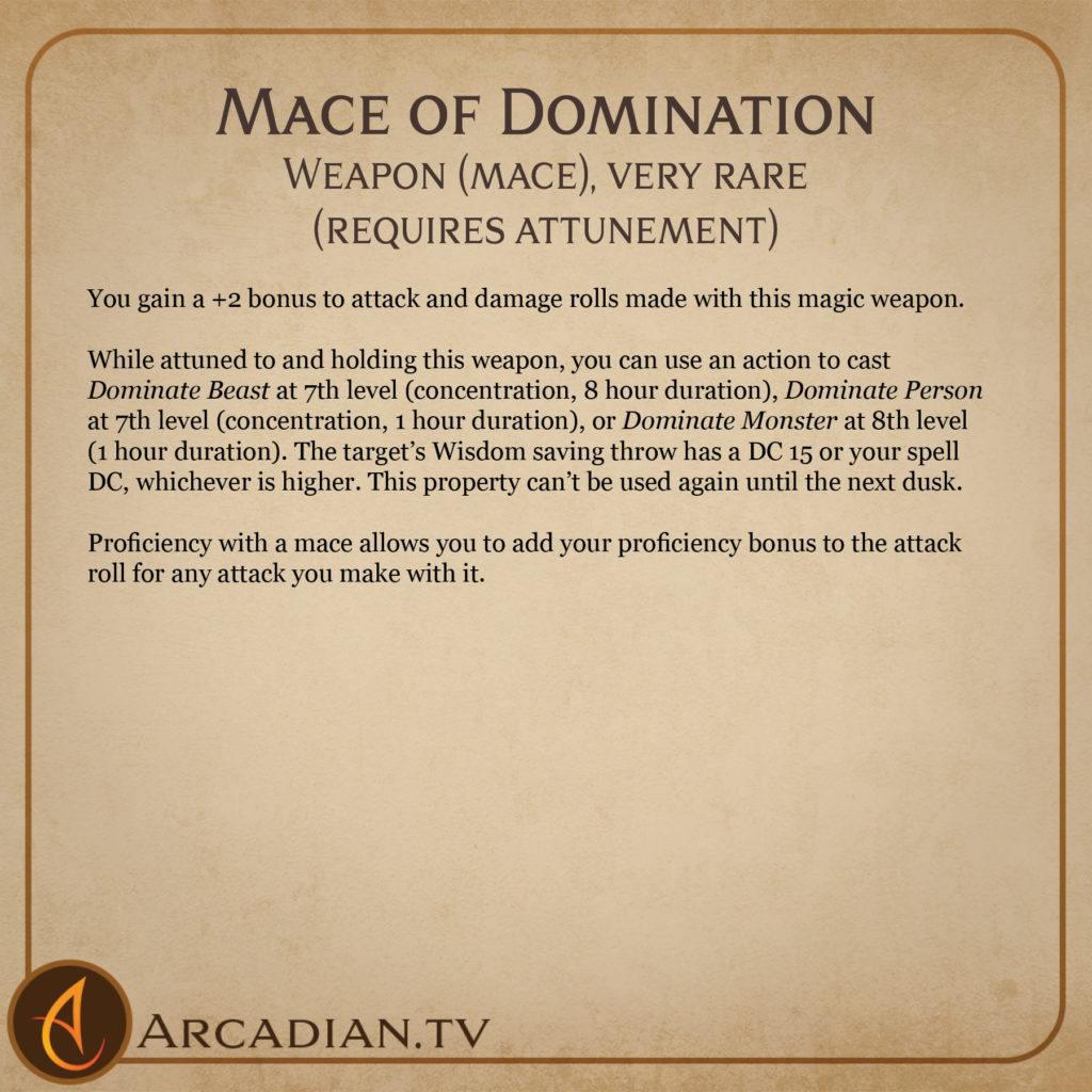 Mace of Domination card 2