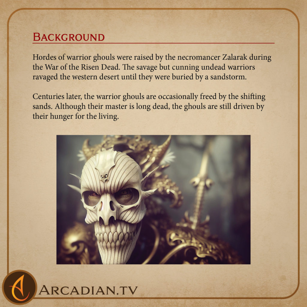 Warrior Ghoul card 4