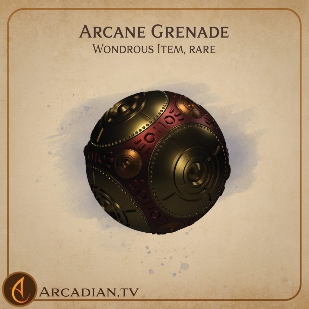Arcane Grenade card 1