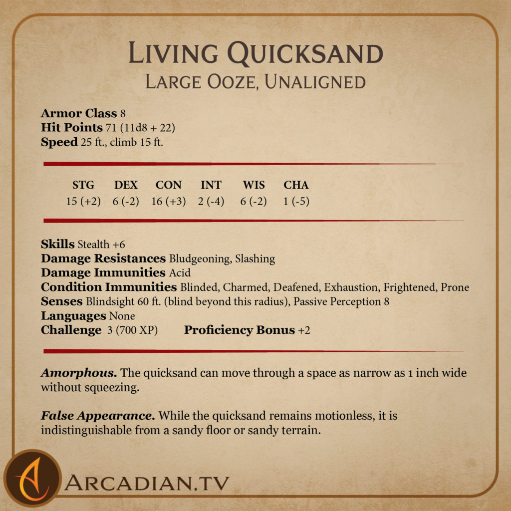 Living Quicksand card 2