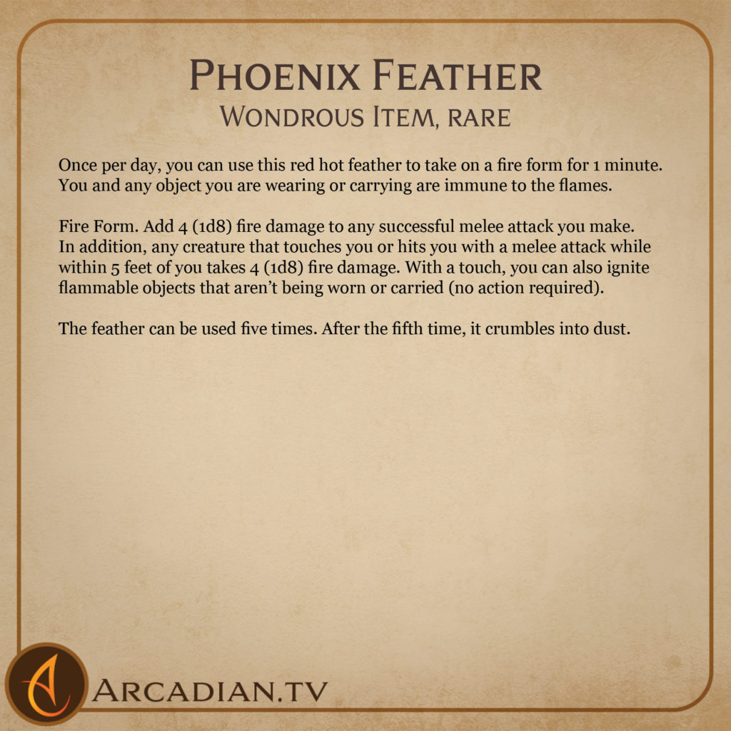 Phoenix Feather card 2