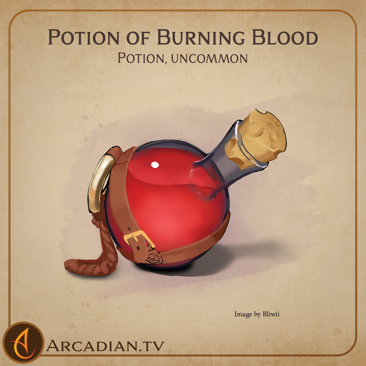 Potion of Burning Blood – new DnD potion - Arcadian Media