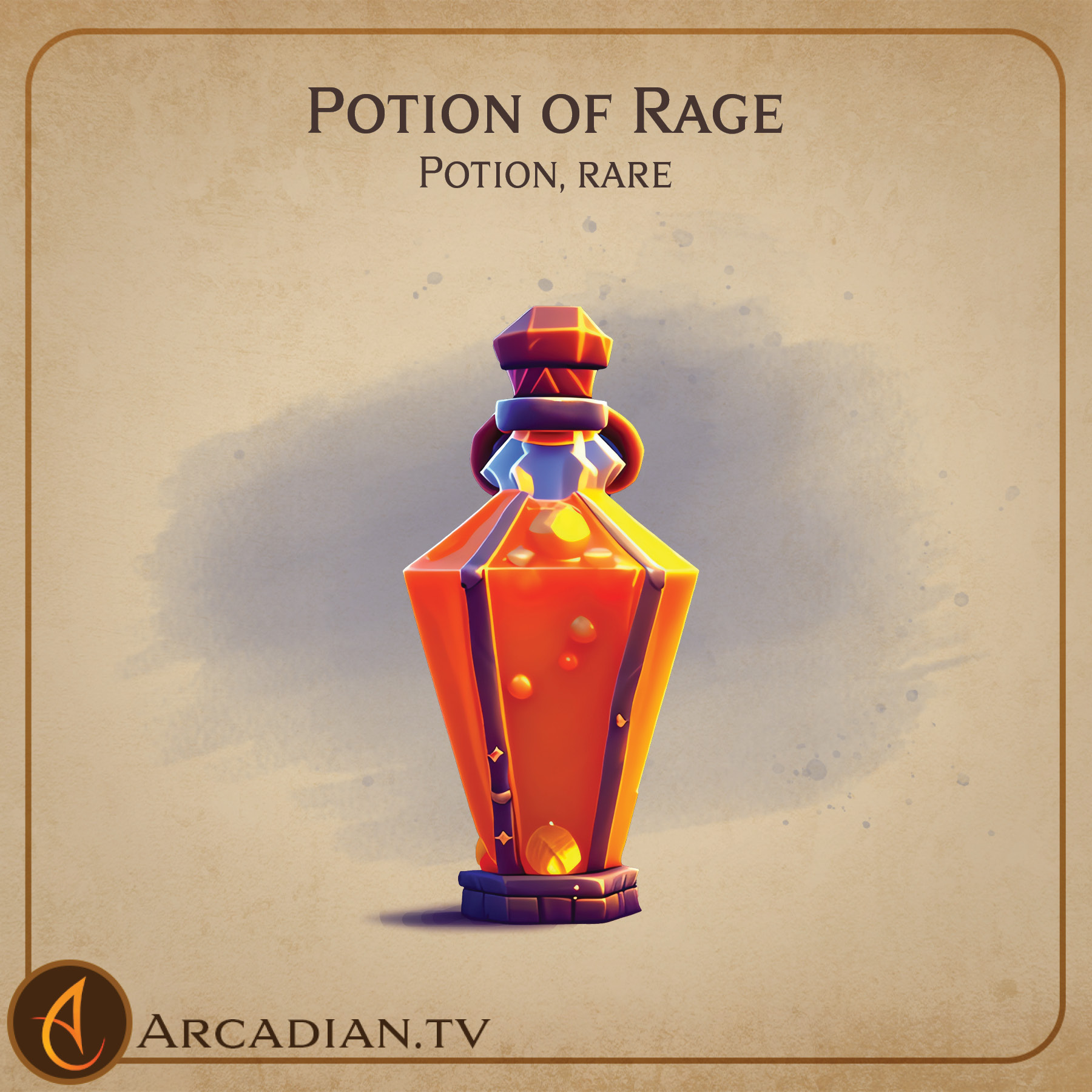 Potion of Rage – new DnD magic item - Arcadian Media