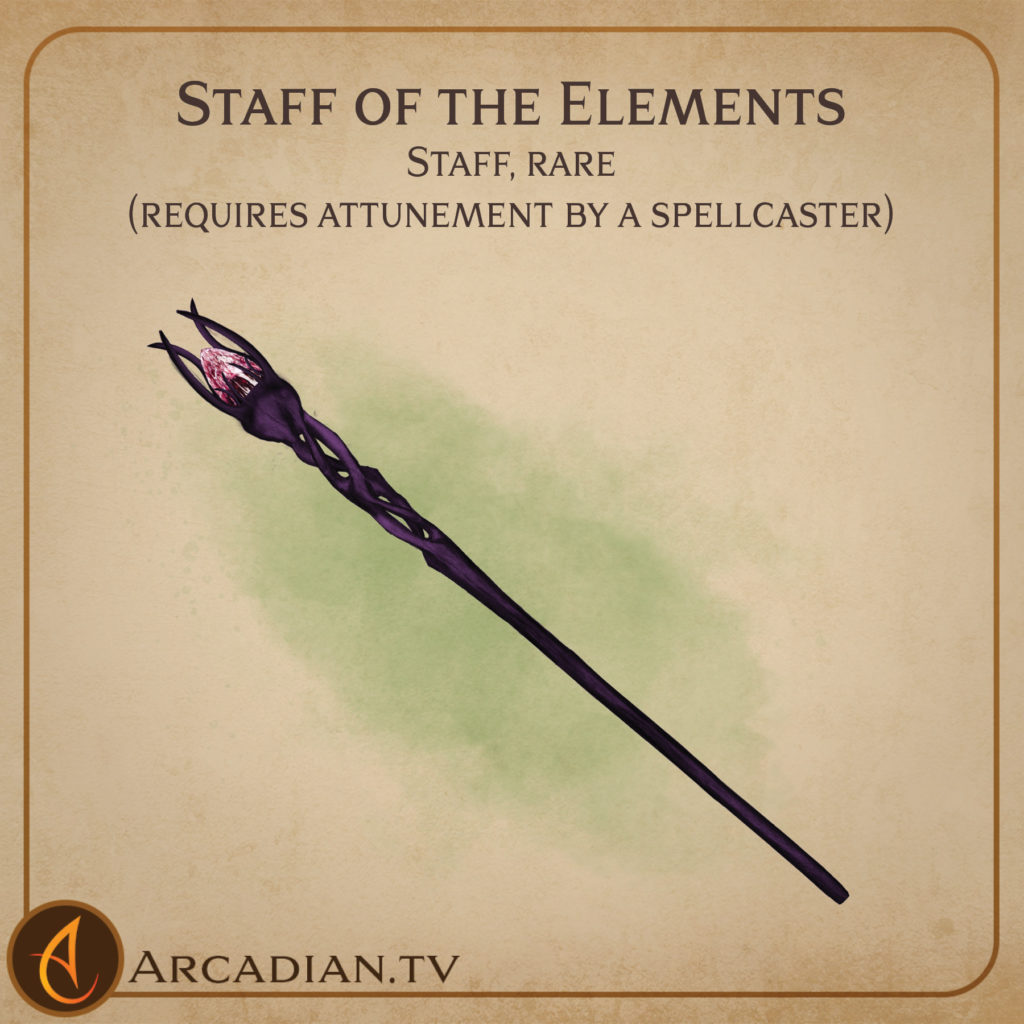 Staff of the Elements card 1