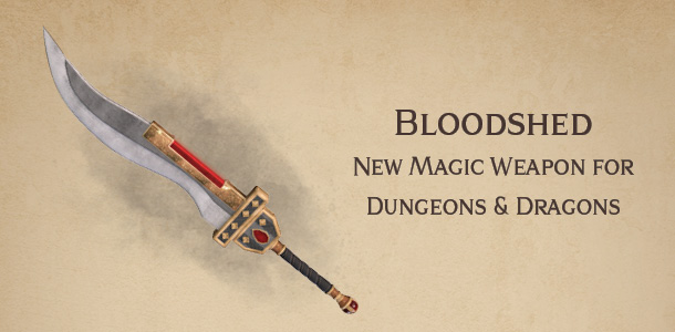 Bloodshed – new magic greatsword for DnD