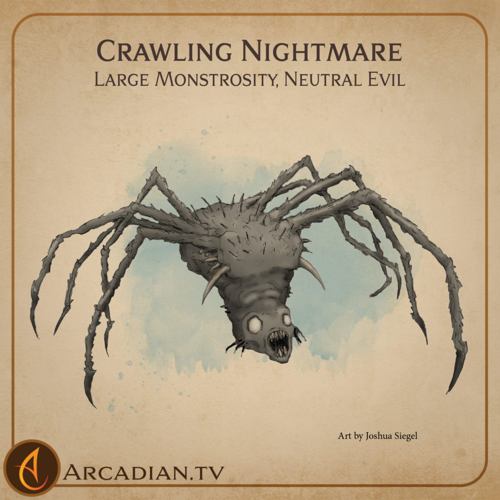 Crawling Nightmare – new DnD monster - Arcadian Media