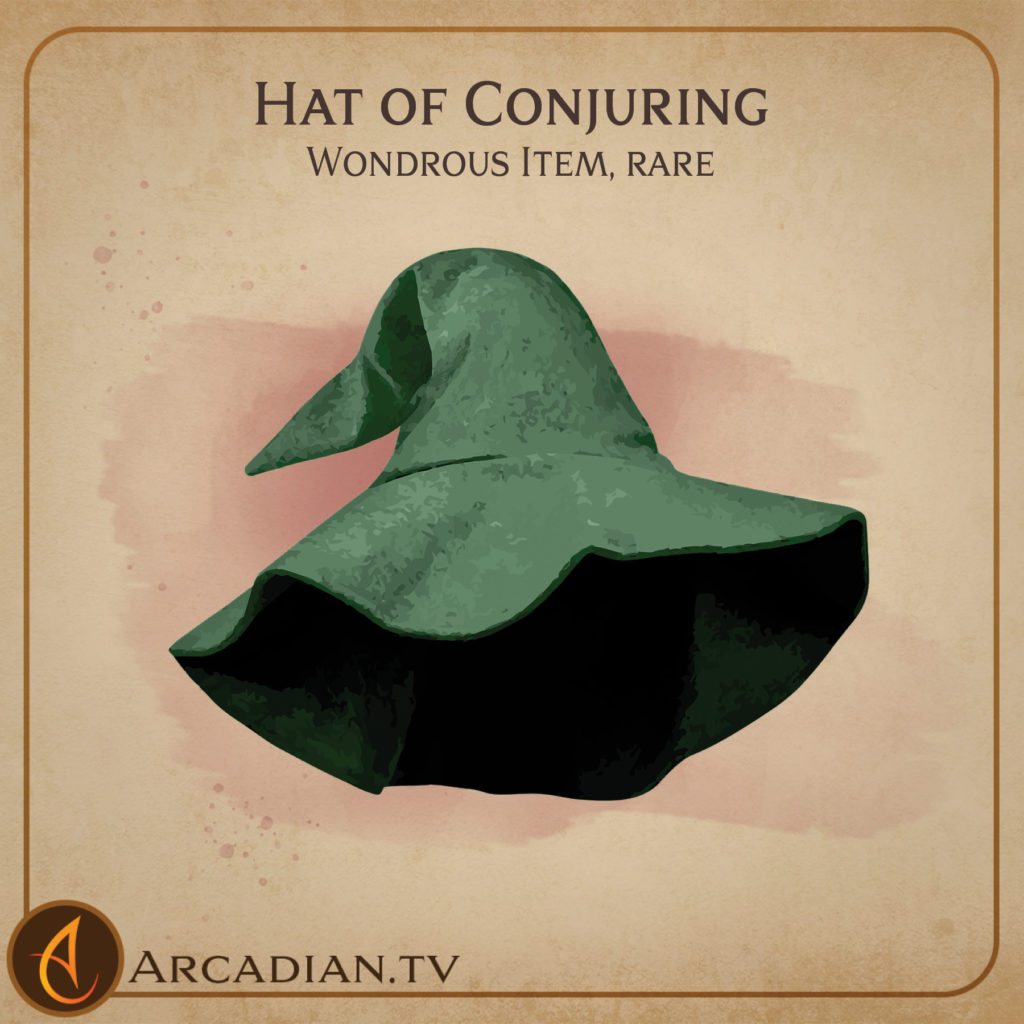 Hat of Conjuring – new DnD magic item - Arcadian Media