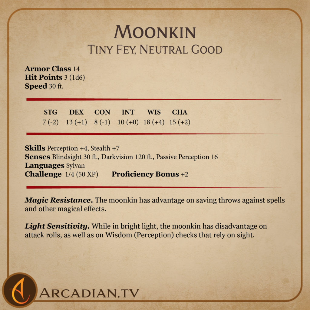 Moonkin card 2 - stats