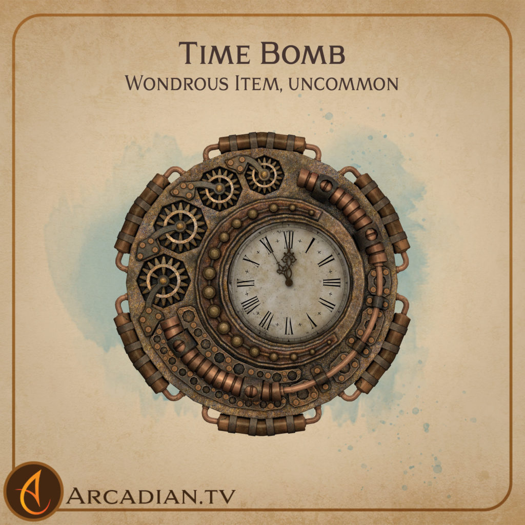 Time Bomb – Dungeons and Dragons magic item - Arcadian Media