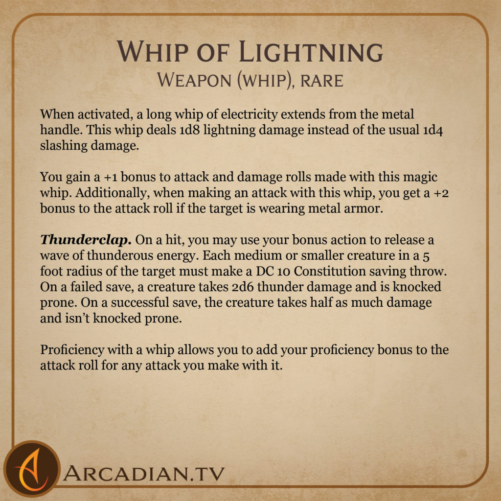 Whip of Lightning card 2