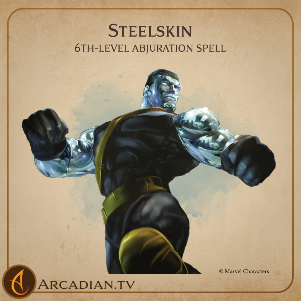 Steelskin spell card 1