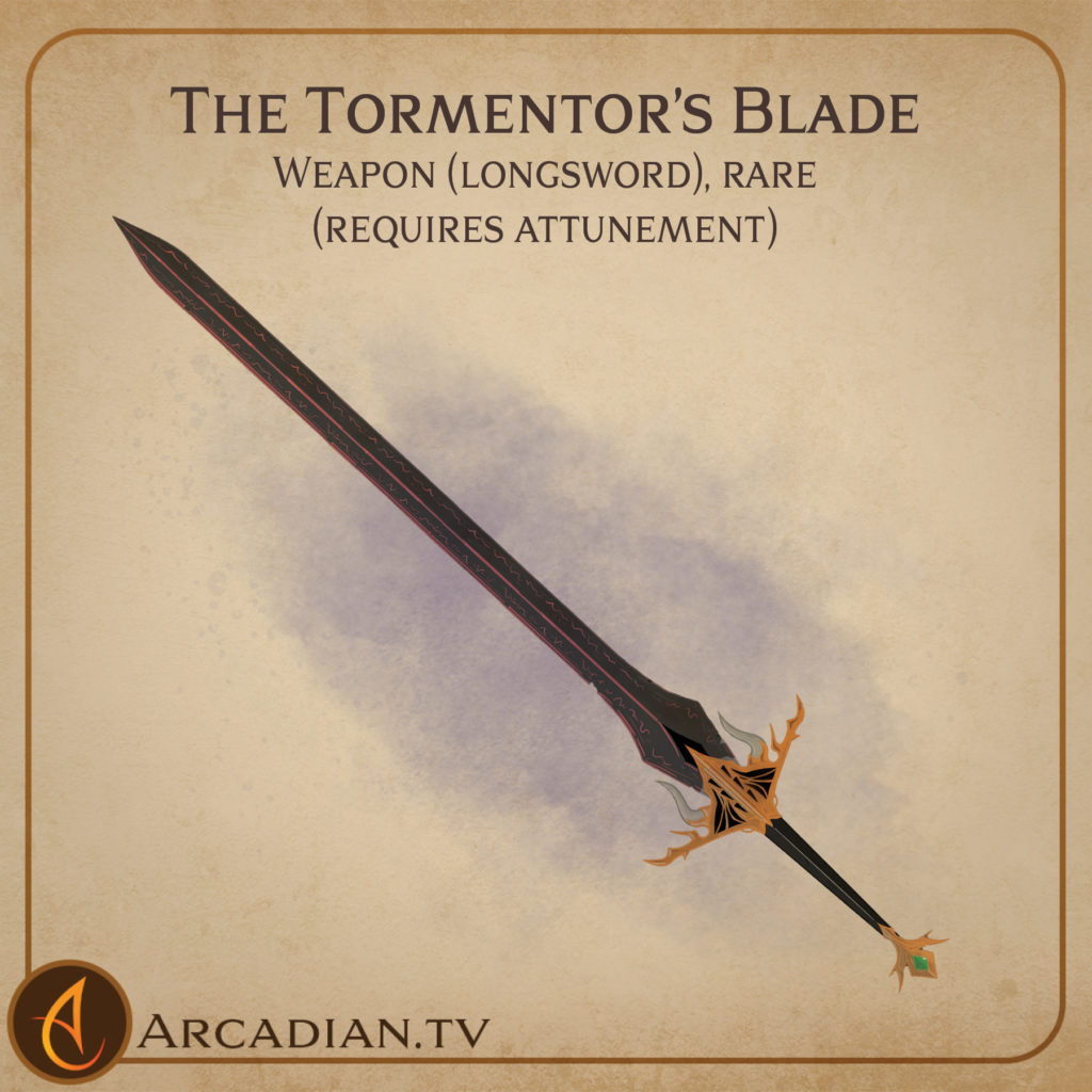 The Tormentor’s Blade card 1