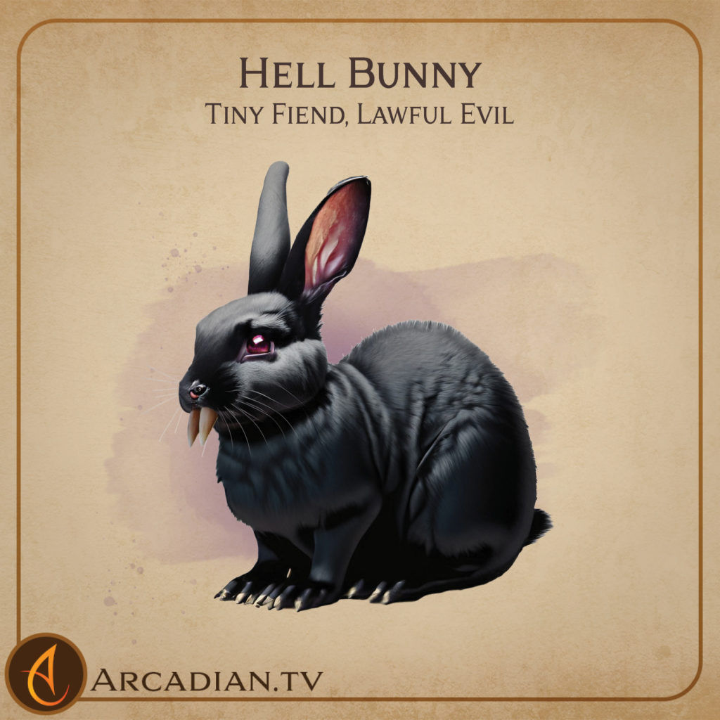 Hell Bunny monster card 1
