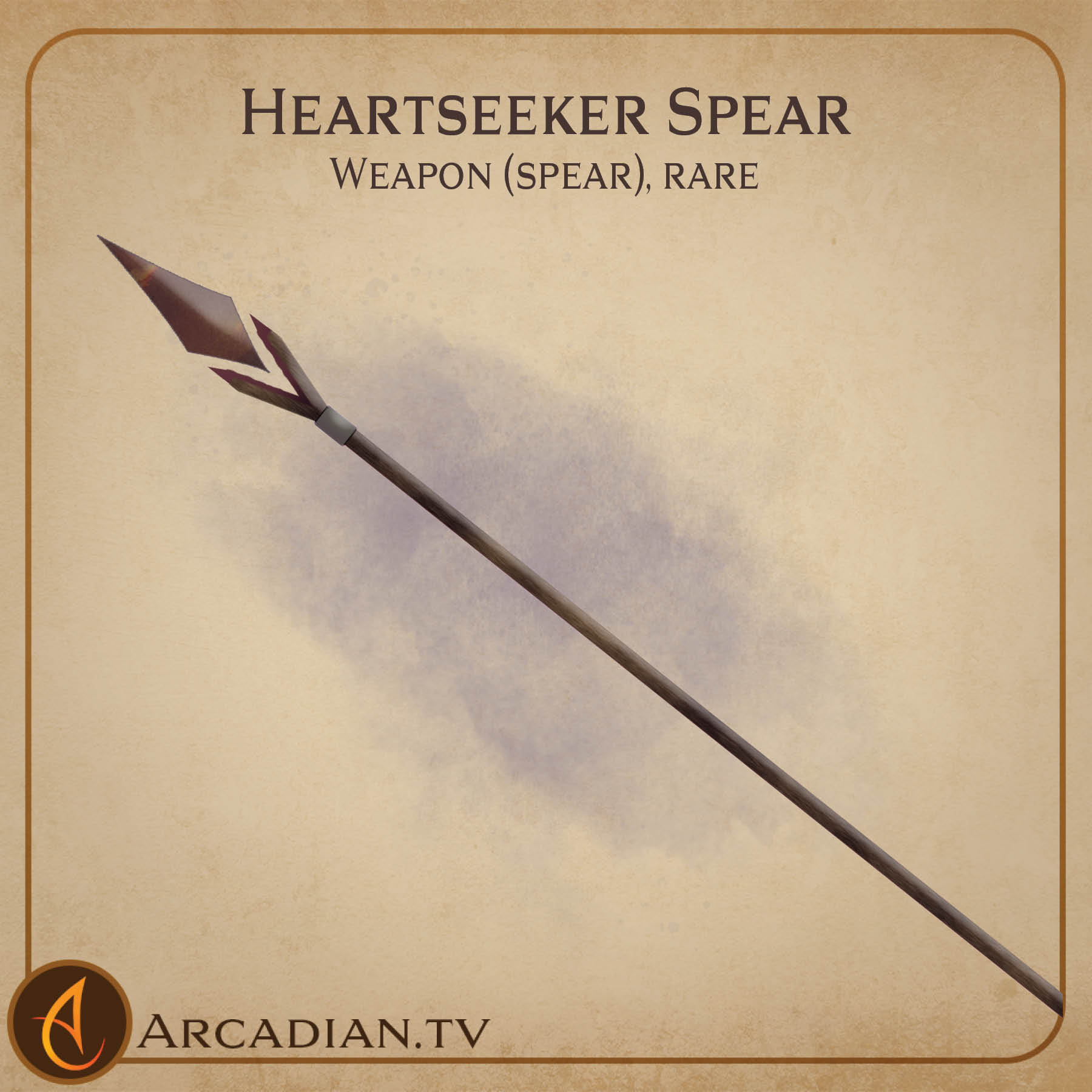 Heartseeker Spear – new DnD magic weapon - Arcadian Media