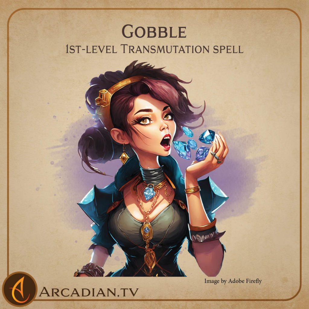 Gobble spell card 1