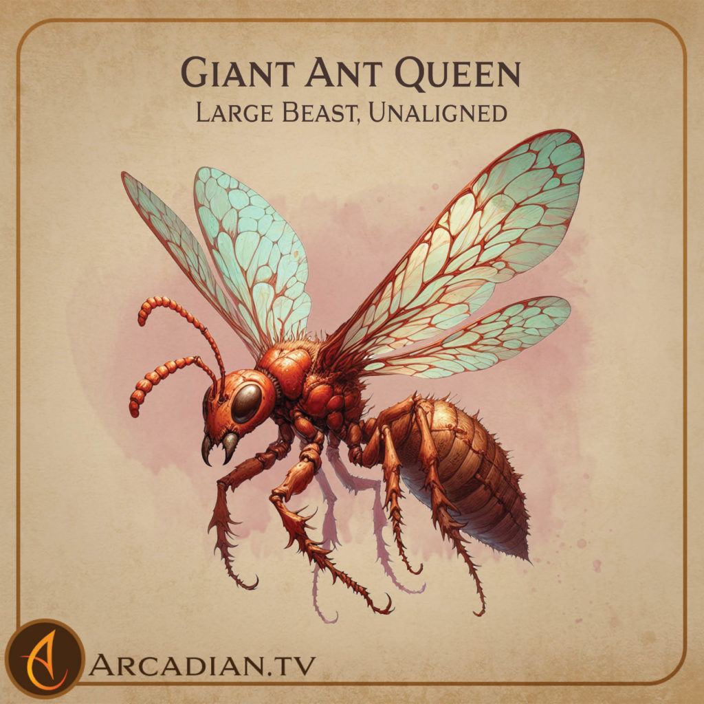 Giant Ant Queen monster card 1
