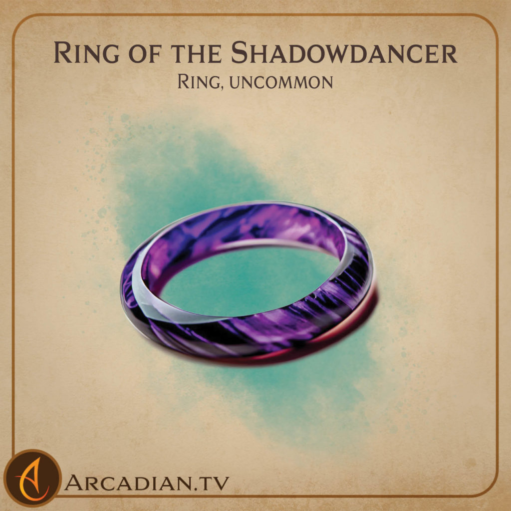 Ring of the Shadowdancer magic item