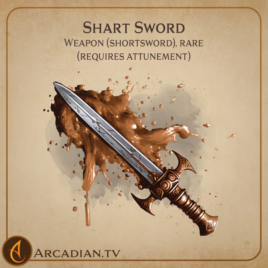 Shart Sword – new magic weapon for DnD - Arcadian Media