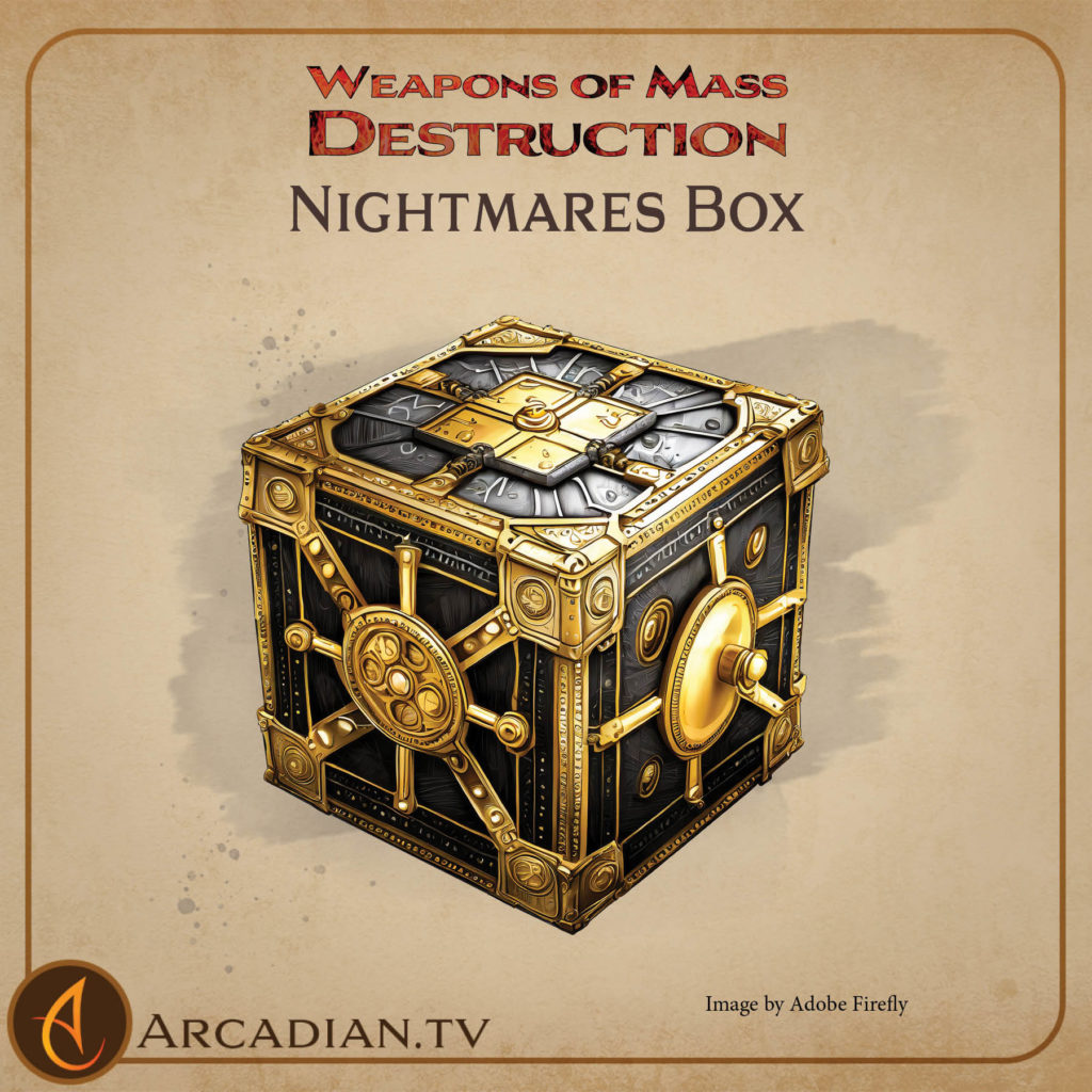 Nightmares Box weapon of mass destruction card 1
