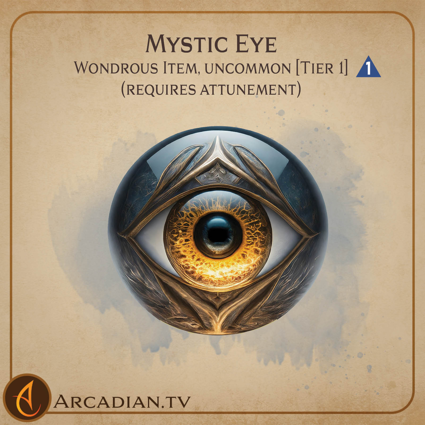 Mystic Eye – new magic item for DnD - Arcadian Media