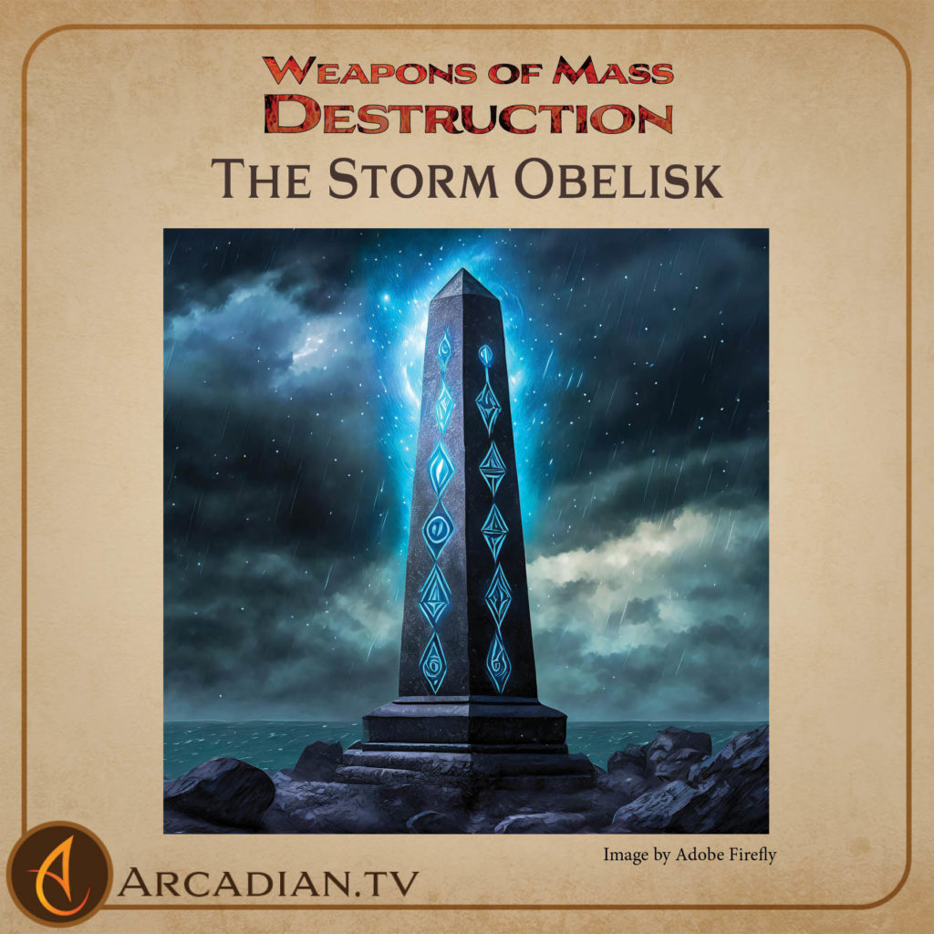 The Storm Obelisk weapon of mass destruction card 1