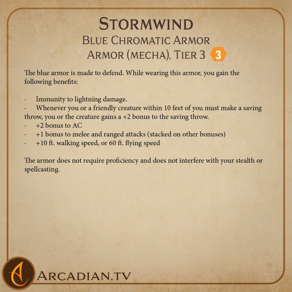 Scimitar of the Stormy Seas magic item card 4