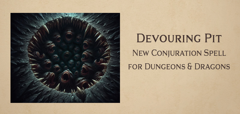 Devouring Pit – new DnD conjuration spell