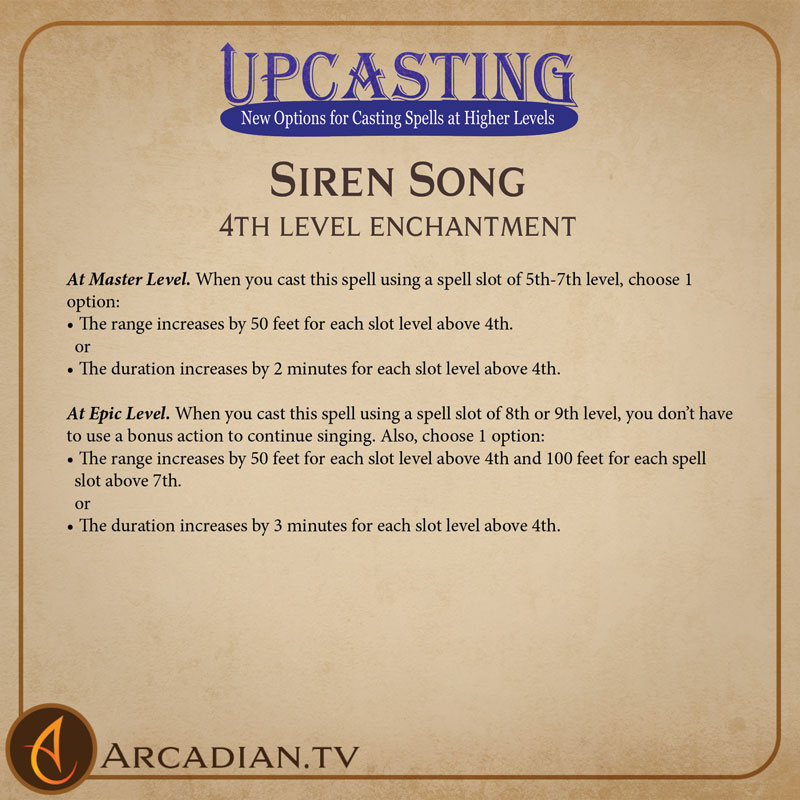 Siren Song spell card 3