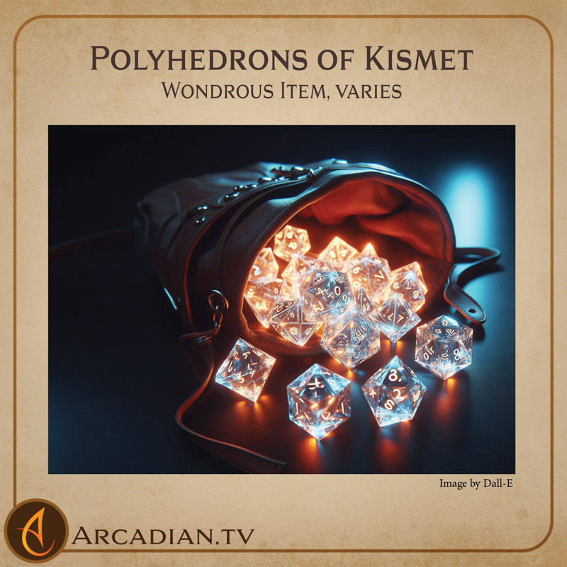 Polyhedrons of Kismet magic item card 1