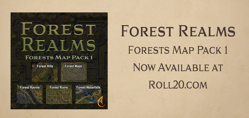 Forest Realms Forests Map Pack 1